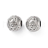 304 Stainless Steel Rhinestone European Beads STAS-A092-10P-P-1