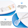   8Pcs 4 Colors 925 Sterling Silver Ice Pick Pinch Bails STER-PH0001-95-4