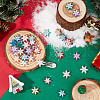 SUNNYCLUE 48Pcs 8 Colors Transparent Resin Cabochons FIND-SC0011-37-4