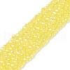 Electroplate Glass Beads Strands EGLA-A044-T1mm-A29-1