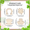 MAYJOYDIY US Unfinished Wooden Cutouts DIY-MA0002-35-2