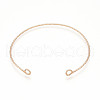 Brass Open Cuff Bangle Making KK-N258-01G-1