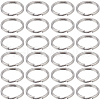 SUNNYCLUE 100Pcs 304 Stainless Steel Split Key Rings STAS-SC0008-79-1