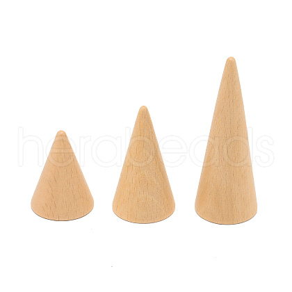BeechWood Ring Displays RDIS-WH0001-17-1