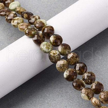 Natural Green Garnet Beads Strands G-C179-A32-03-1