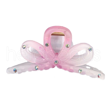 Acrylic with Rhinestone Claw Hair Clips PW-WGEF8E3-02-1