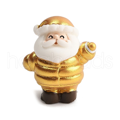 Christmas Theme Resin Figurine Statues for Home Office Desktop Decoration DJEW-M017-02F-01-1