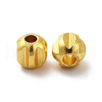 Rack Plating Brass Beads KK-P095-58G-1