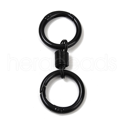 Alloy Spring Gate Clasps PALLOY-Q009-01L-1