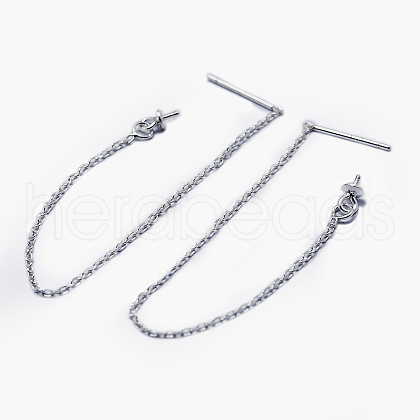 925 Sterling Silver Earring Hooks Findings STER-I014-06S-1