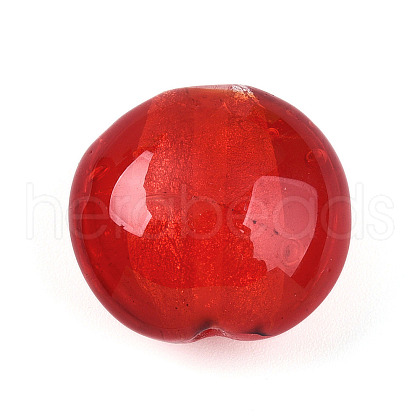 Handmade Silver Foil Glass Beads SLF20mmY-03-1