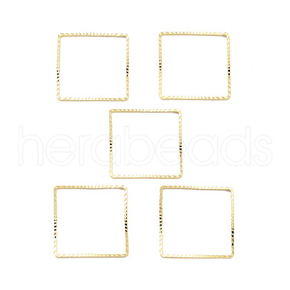 Brass Beads Frames KK-M288-01G-G-1