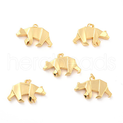Rack Plating Brass Pendants KK-B052-13G-1