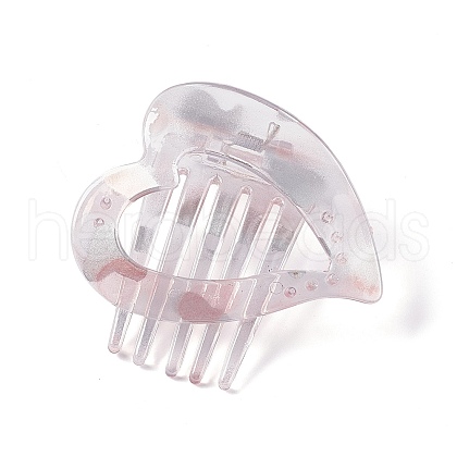 Heart Plastic Claw Hair Clips PHAR-F015-02B-1