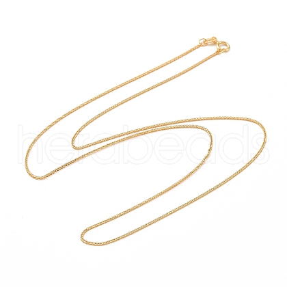925 Sterling Silver Wheat Chains Necklace for Women STER-I021-07G-1