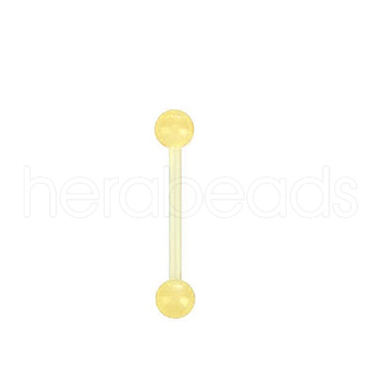 Luminous Acrylic 15 Gauge Tongue Rings WG90989-10-1