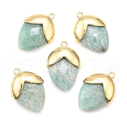 Natural Amazonite Pendants G-U019-03B-06-1