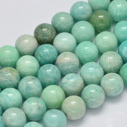 Natural Amazonite Beads Strands X1-G-K068-03-8mm-1