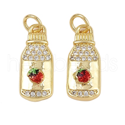 Brass Pendants KK-H002-07B-G-RS-1