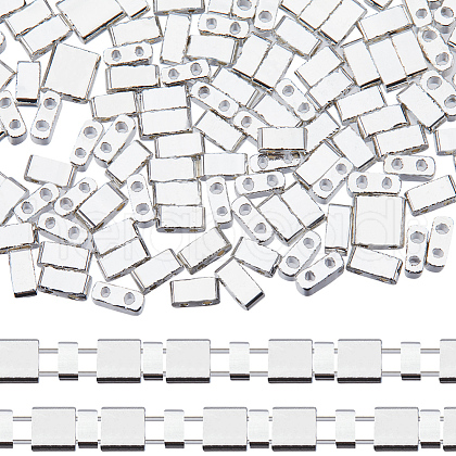 CREATCABIN 200Pcs 2 Style Glass Seed Beads SEED-CN0001-37-1