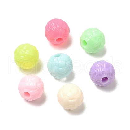 Opaque Acrylic Beads OACR-A020-12-1