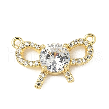 Brass Micro Pave Cubic Zirconia Pendants KK-K293-55G-1