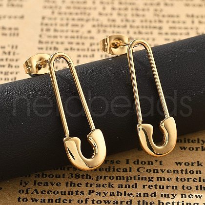 304 Stainless Steel Stud Earrings EJEW-F354-09G-1