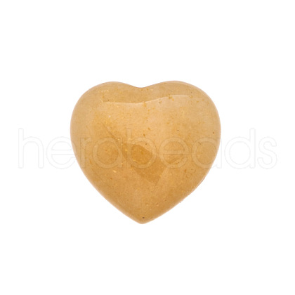 Natural Topaz Jade Heart Sculpture Display Decorations PW-WG48DEF-04-1