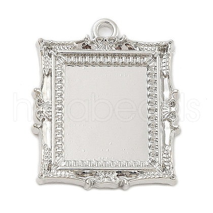 Rack Plating Alloy Pendant Cabochon Settings FIND-Z054-16P-1