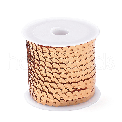 Eco-Friendly Plastic Paillette Beads PVC-Q092-6mm-13-1