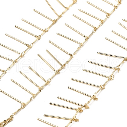 Rack Plating Brass Link Chains CHC-A007-01KCG-1