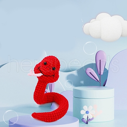 DIY Snake Doll Knitting Kits for Beginners PW-WG0CC4B-01-1