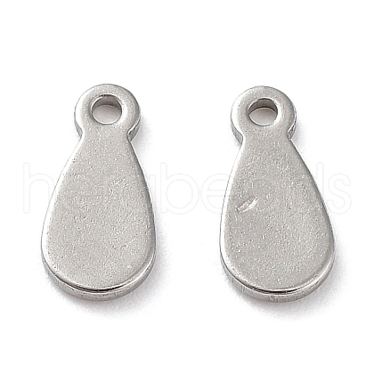 Non-Tarnish 201 Stainless Steel Charms STAS-K259-09P-1