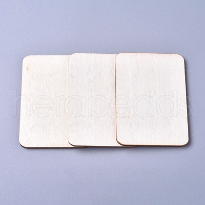 Unfinished Blank Poplar Wood Cabochons WOOD-D021-02B-1