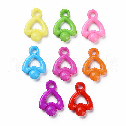Opaque Acrylic Pendants MACR-N013-058-1