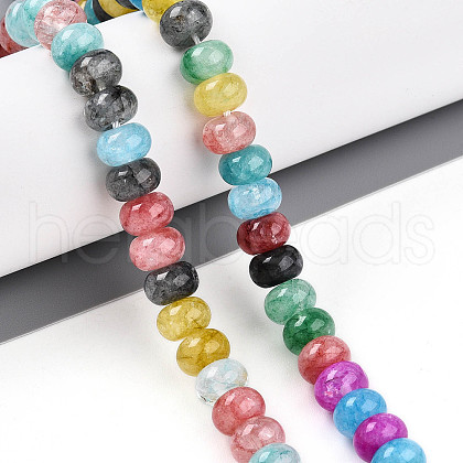 Natural Quartz Crystal Beads Strands G-T139-53B-1