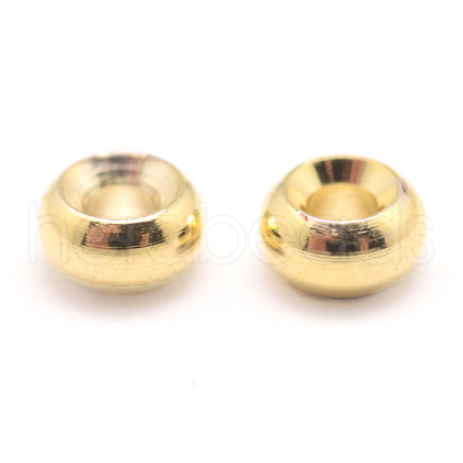 Brass Spacer Beads KK-WH0084-10G-1