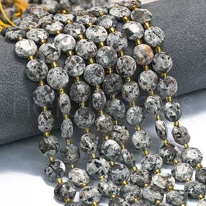 Natural Fluorescent Syenite Rock(Glow under UV Light) Beads Strands G-C116-A127-01-1