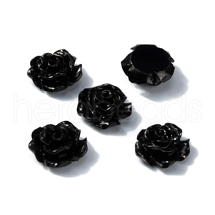 Opaque Resin Cabochons CRES-WH0013-04A-1