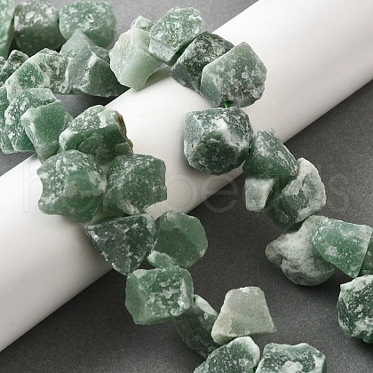 Natural Green Aventurine Beads Strands G-S386-B07-1