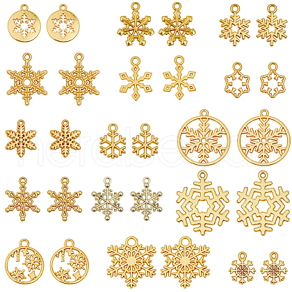 SUNNYCLUE 150Pcs 15 Styles Alloy Pendants FIND-SC0012-03-1