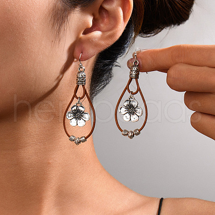 Alloy Dangle Earrings FS-WG12E90-25-1