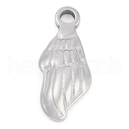 304 Stainless Steel Pendants STAS-L022-255P-1