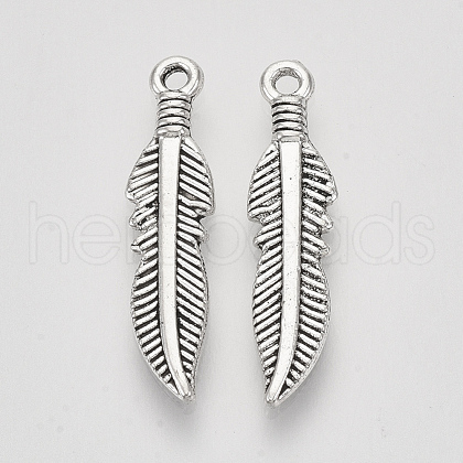 Tibetan Style Alloy Pendants TIBEP-S319-007AS-RS-1