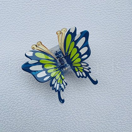 Butterfly Plastic Claw Hair Clips PW-WG4F491-01-1