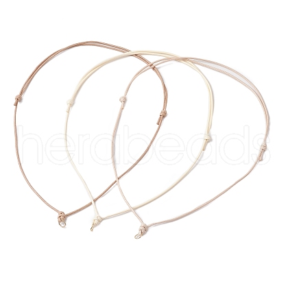 Adjustable Korean Waxed Polyester Cord Necklace Making AJEW-JB01310-01-1