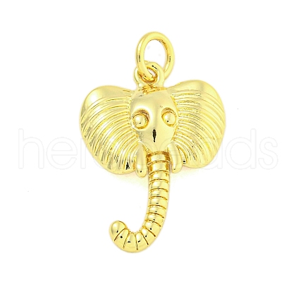 Rack Plating Brass Pendants KK-U021-07G-1