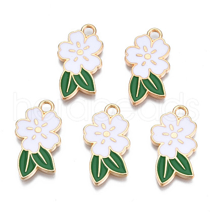 Alloy Enamel Pendants ENAM-Q446-002F-RS-1