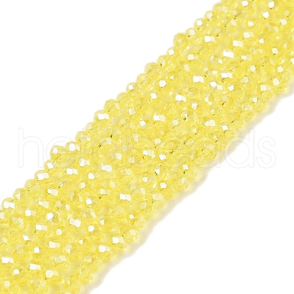 Electroplate Glass Beads Strands EGLA-A044-T1mm-A29-1