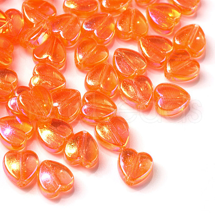 100Pcs Eco-Friendly Transparent Acrylic Beads TACR-YW0001-07C-1